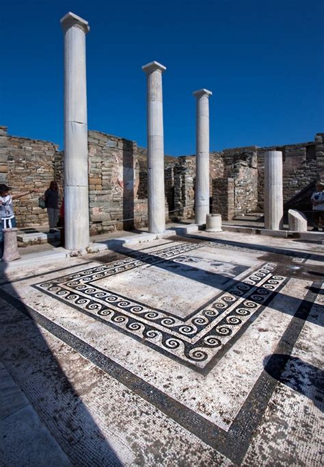 A Hellenistic mosaic from the House of Dionysos at Delos, late 2nd century BCE. (1080X1555) : r ...