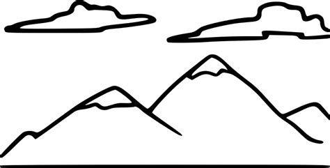 Mountains clipart drawing, Mountains drawing Transparent FREE for download on WebStockReview 2023