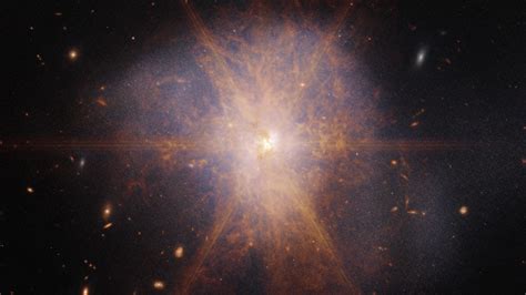 James Webb telescope captures smash-up of two spiral galaxies