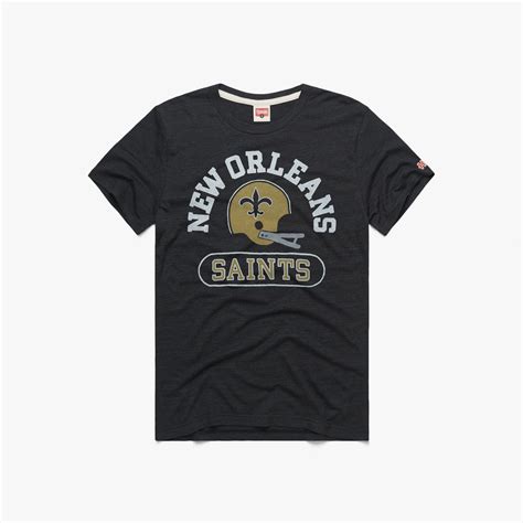 New Orleans Saints Throwback Helmet | Retro New Orleans Saints T-Shirt ...