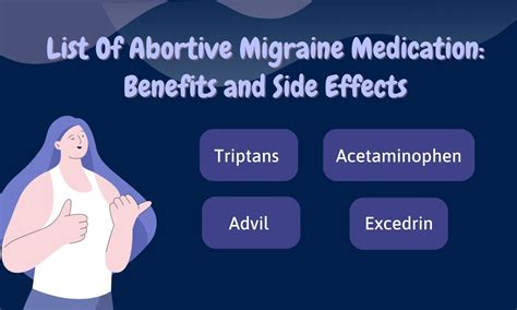 Abortive Migraine Medications: Benefits And Side Effects