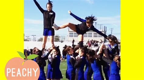 Funny Cheerleading Fails That'll Make You Cry Laughing 😂 - YouTube