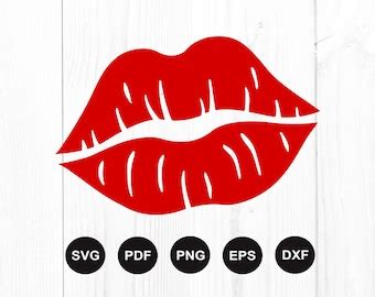 Kiss Print Kiss cut file Kiss print svg Kiss print Silhouette. Lips svg ...