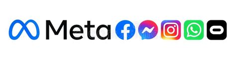 Meta Logotipo E Iconos De Sus Productos : Whatsapp Y Oculos De Facebook ...