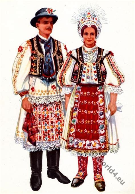 Serbian national costumes by Vladimir Kirin. Srpske nacionalne kostime.