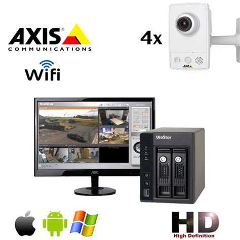 AXIS IPS-4AWCC-Q24P 4 Camera Indoor Cube IP System