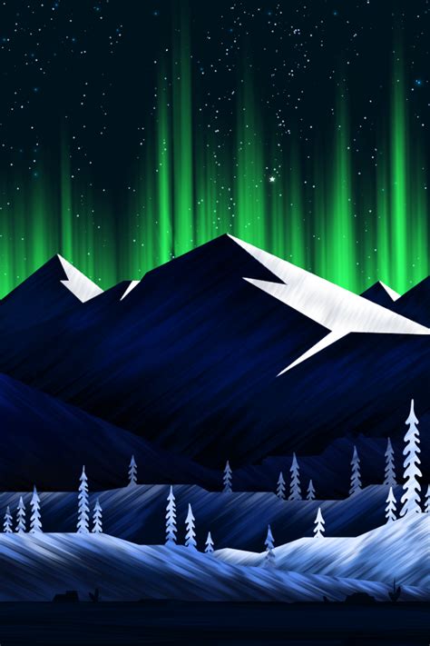 Northern Lights on Behance | Grafisk design, Design, Grafisk