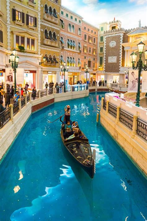 The Gondola in Venetian Macao Resort Casino Editorial Image - Image of tourist, gambling: 73138380