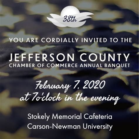 Jefferson County Chamber of Commerce 38th Annual Banquet - Jefferson County, TN, Chamber of Commerce