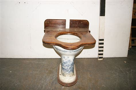 0055059 Victorian Toilet With Mahogany Seat ( H 55cm x 60 x 60 ) – Stockyard Prop and Backdrop Hire