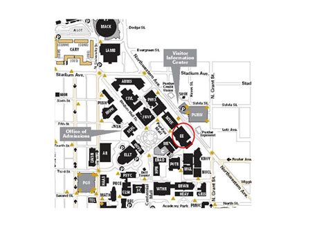 Purdue Mall Map