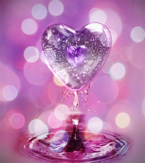 Pink heart glitter by monamalik on DeviantArt