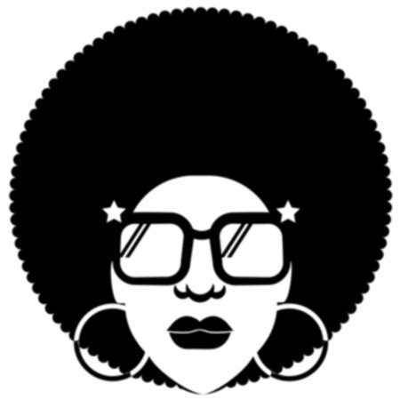 Retro Disco Woman 70s Hairstyle Sticker