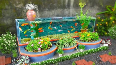 an aquarium filled with lots of plants and fish