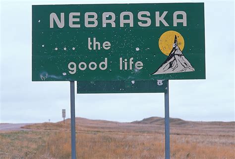 Which States Border Nebraska? - WorldAtlas