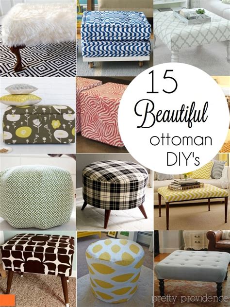 DIY Ottoman Ideas and Tutorials - Pretty Providence