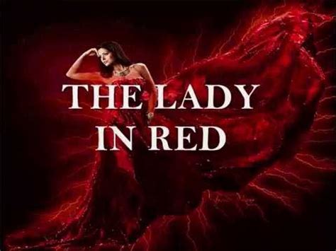 THE LADY IN RED- (Lyrics) - YouTube