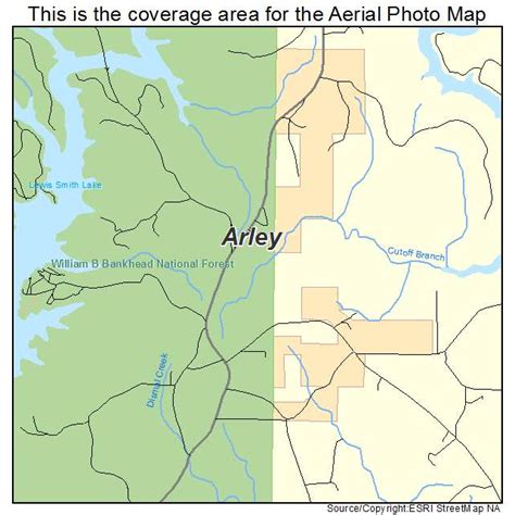 Aerial Photography Map of Arley, AL Alabama