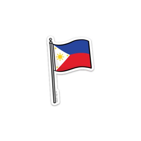 The Philippines Flag Sticker | Philippine flag, Travel stickers, Sticker flag