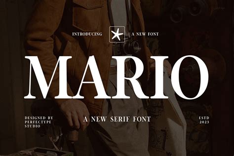 Mario Font by Perfectype · Creative Fabrica