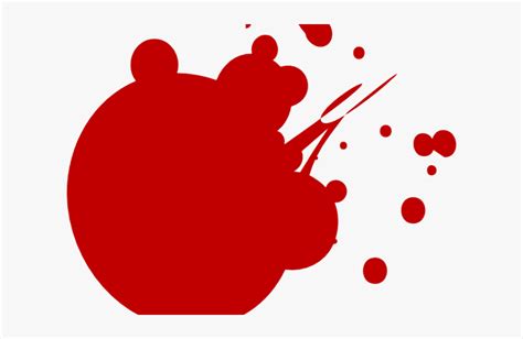 Cartoon Blood Splatter Transparent Background Transparent blood splatter clip art