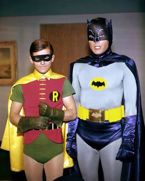 Adam West and Burt Ward. Batman and Robin. | Batman tv series, Batman robin, Batman 1966