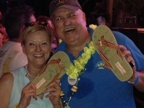 Austin in 2015, Jimmy handed me his signed Flip Flops!!!! What a ...