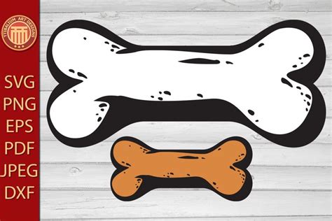 Dog Bone Cookie - eps, jpg, dxf, svg, pdf, png (2191619)