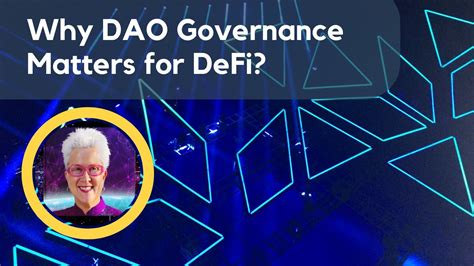 Why DAO Governance Matters for DeFi | Dr. Jane Thomason