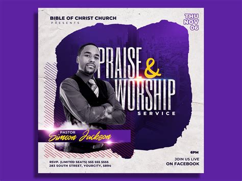 Church Flyer Template by Hotpin on Dribbble