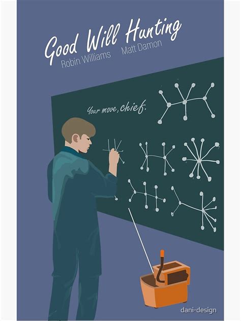 "good will hunting" Poster for Sale by dani-design | Redbubble