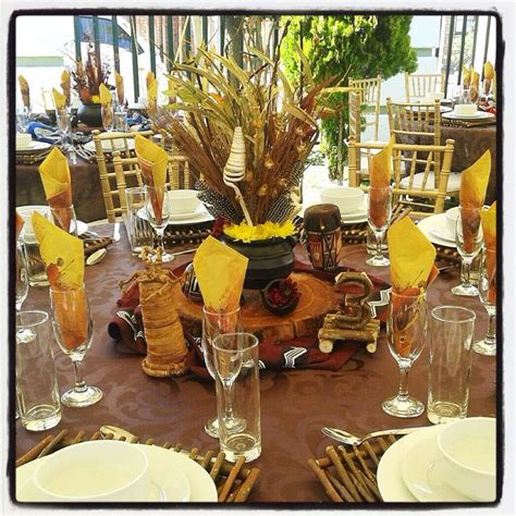 african village table | Traditional African wedding | Traditional wedding decor, African wedding ...