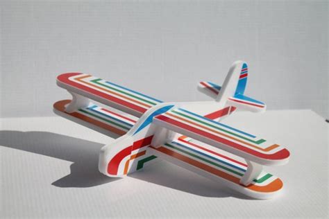 Rainbow Airplane Biplane Small Foam Craft Gift for Boy Girl - Etsy