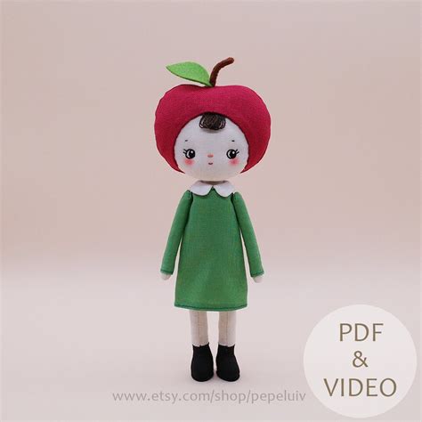 Pattern and Tutorial of Apple Girl Doll - Etsy