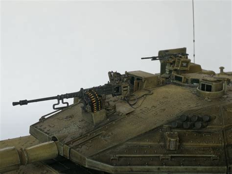 Main Battle Tank IDF Merkava Mk.iv With Trophy. Military Model Series 1 ...