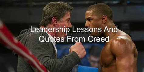 22 Leadership Lessons And Quotes From Creed (Rocky 7) - Joseph Lalonde