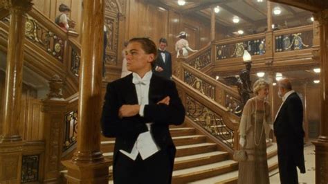 Titanic Jack And Rose On Staircase