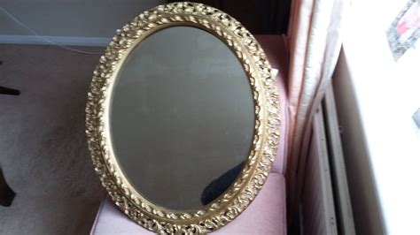 Vintage Oval Gilt Mirror. decoration by TrendingVintageRetro on Etsy Fragile Tape, 80 Plus ...