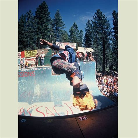 Lance Mountain Eighties Skateboarding Photograph 18 x 24 Inch