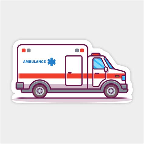 Ambulance - Ambulance - Sticker | TeePublic