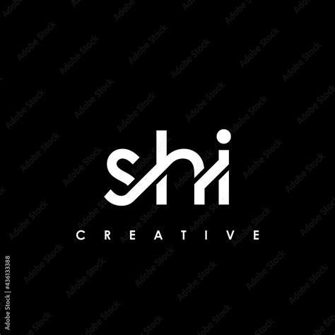 SHI Letter Initial Logo Design Template Vector Illustration Stock Vector | Adobe Stock