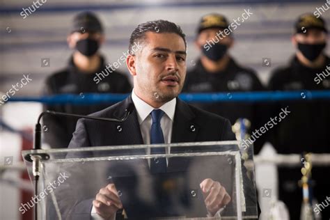 Omar Garcia Harfuch Secretary Citizen Security Editorial Stock Photo ...