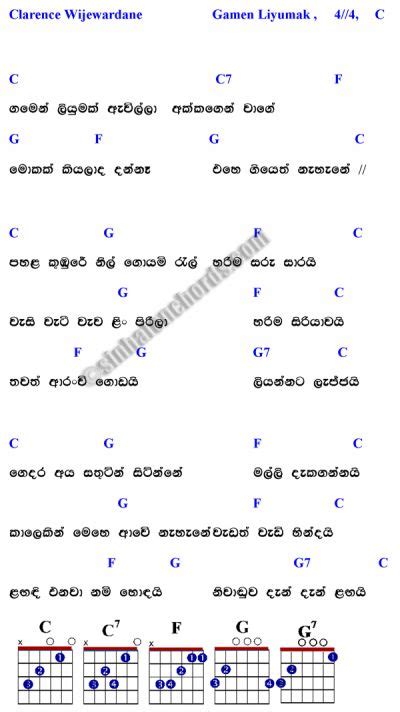 4/4 Sinhala Songs Guitar Chords / 68 Sinhala Songs Guitar Chords Get ...