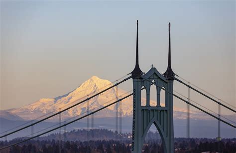 Mt Hood St Johns Bridge Portland. | Center for Primary Care Research ...