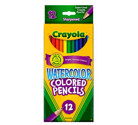 Watercolor Pencil Set, Coloring Supplies, 12ct | Crayola.com | Crayola