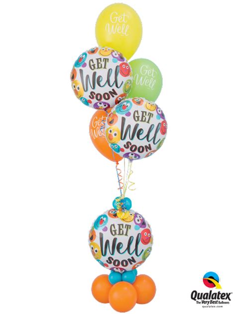 Get Well Soon Smiley Delivery - BalloonsRus.ca