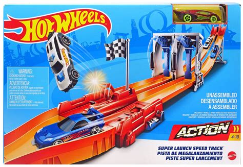 Hot Wheels Action Super Launch Speed Track Mattel - ToyWiz