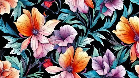 Watercolor Floral Vintage Background Free Stock Photo - Public Domain Pictures