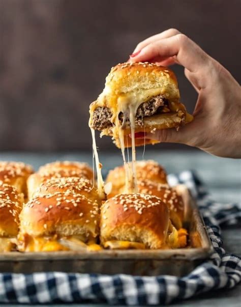 Cheeseburger Sliders (Baked Sliders Recipe) - The Cookie Rookie®