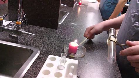 Burning hydrogen gas (science experiment) - YouTube